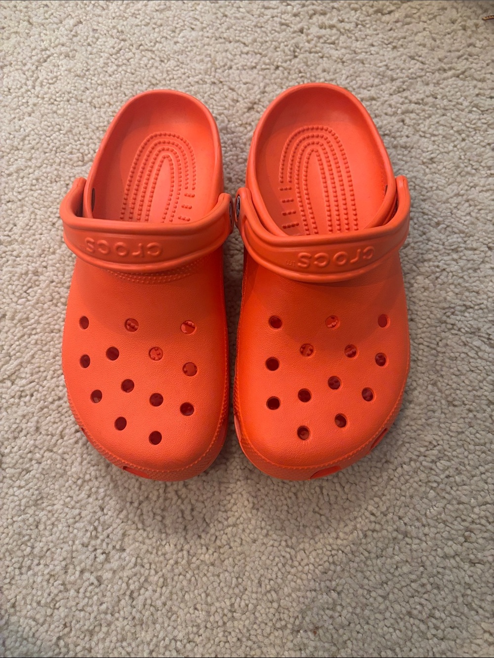 NWOT CROCS Women’s Clogs in Bright Orange